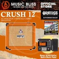 Orange Crush 12 Guitar Combo Amp 12-watt 1x6" with Mooer GE100 Guitar Multi-Effects Pedal Package