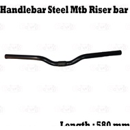 Bicycle Riser Handlebar – 580mm x 25.4mm Steel