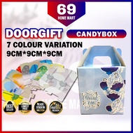 DOORGIFT CANDYBOX GOODIES BOX KOTAK HADIAH, WEDDING GIFT, KENDURI, BIRTHDAY GIFT 7DESIGN AVAILABLE