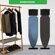 Steve & Leif Ironing Board with Iron Rest 109x33cm (Black/Geometric Blue)