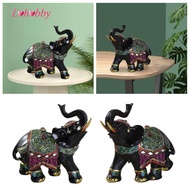 Lohobby Creative Elephant Ornaments Elephant Sculpture Animal Statue Elephant Statue