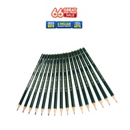 ORIGINAL Faber Castell HB wooden pencil, 2B - 8B Unit.