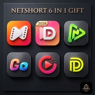 Free Gift 6 in 1 Netshort Drama Streaming Box 2026 📺 No Limits | No Ads | 4K Ready