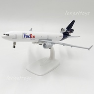 20cm Diecast Metal Plane Model Toy Fedex Express MD-11 Arilines Miniature Replica