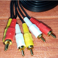 BIG RCA 3 COLOUR HD TV WAYAR (YELLOW WHITE RED) SUPPORT AUDIO AV(DVD / NJOI) THREE