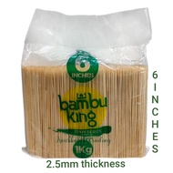 BAMBU KING 6INCHES 1KILO BBQ STICK.