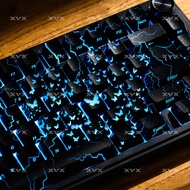 Game Keycap Gaming Keycap Keycap Keycap XVX Black Butterfly Keycap Heart Supplementary Silver White 