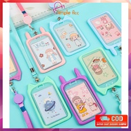 GANTUNGAN Do-c324 Name Tag ID Card Holder Name Card Hanger Or Cartoon Motif Committee/Name ID Card Strap/MRT Busway Lanyard Office Access Card Strap Hanger