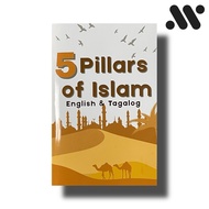 5 Pillars of Islam Learning Booklet A5 for Kids & Beginners Guide with English & Tagalog 100 Pages
