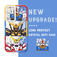 Hontinga เคสสำหรับ Huawei Nova 5T Y9 2019 Huawei Nova 3i Nova 7i Nova 7 SE Honor 20 X7B X9B X8B 5G เคสใสลายการ์ตูนน่ารัก Gundam เคสยางซิลิโคนนิ่มคลุมทั้งหมดสำหรับเด็กผู้หญิง