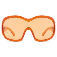 Oversized Trendy Wrap Around Sunglasses for Women Men - Cool Concert shades 2000s Retro Round Big Sh