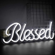 Led Acrylic Back Panel Neon Light Blessed inS Style Ambient Light