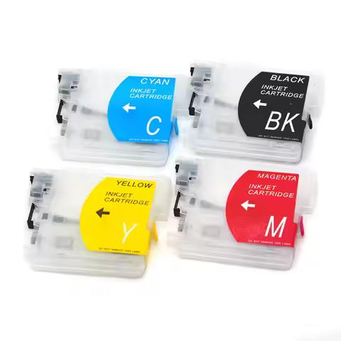 4Color LC1100 Refill Ink Cartridge for Brother DCP-6690CW MFC-5890CN MFC-5895CW MFC-6490CW MFC-6890C