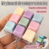 9-key Keyboard Key Fidget Toys Party Stress Relief Simulated Keyboard Fidget Keyboard Keychain Toys 