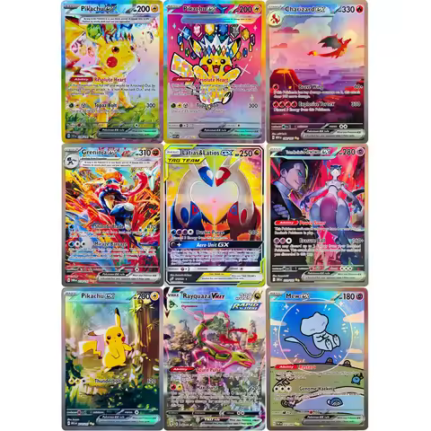 PTCG Collection Cards170/181 277/217 DIY PTCG Game Cards Shining Creativity Rare Holographic Cards G
