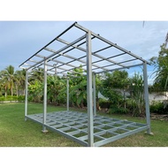 ส่งต่อ..โครงสร้างเหล็ก-บ้านน็อคดาวน์ ขนาด 3x6 เมตร หลังคา Modern