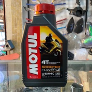 MOTUL Engine Oil Synthetic 1 5w40 scooter power LE 1L