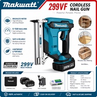 MAKWATT F30G 299V Cordless Portable Electric Nailer Framing Nailer Gun Nailer for Woodworking and De