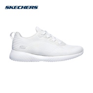 Skechers Women BOBS Squad Tough Talk Casual Back To School Shoes - 32504-WHT Memory Foam