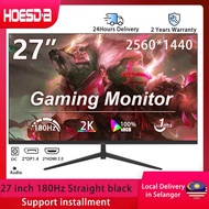 Hoesd.a 27inch 2.5K 180Hz 144Hz Gaming Monitor 2560*1440P 350cm/d2 Gaming Display DP HDMI QHD Deskto