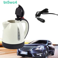 TN5WC4 Car Electric Kettle, Portable Durable Truck Heated Tea Pot, Heated Pot 1000ml 12V 24V Large C