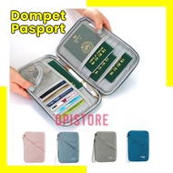 Korean Passport Cover Wallet Wallet Card ID Holder Organizer Travelus Credit Card Passport