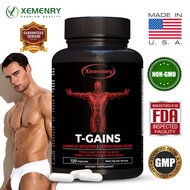 Xemenry - Anabolic Workout Supplement and Muscle Builder for Men - Total GAINS Fadogia Agrestis and Tongkat Ali - Estrogen Blocker for Men
