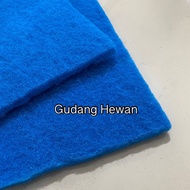 Blue WOLL 100x50x2 CM - Aquarium FILTER Foam