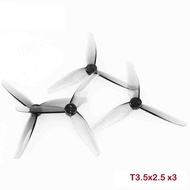 2pairs HQ 3.5x2.5x3 Tri-blade Prop HQPROP 3525 3.5inch FPV Propeller