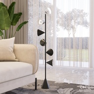 Chic Republic MCKENZIE/6โคมไฟตั้งพื้น - สี ดำ