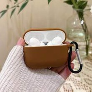 Brown Apple Earbud Protective Case, Bluetooth Headphone Protective Case, Comes With 1 Earbud Hook Ha