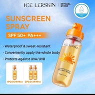 ICE LERSKIN SUNSCREEN SPRAY SPF 50+ PA+++ waterproof sweat-resistant apply whole body protect UVA/UV