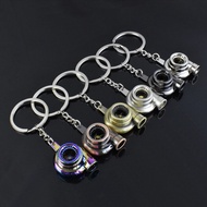 Fashion Portable Mini Spinning Turbo Turbine Keyring Keychain Accessories Gift