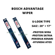 Bosch Advantage BA20 BA17 Wiper Blade 20" &amp; 17"Proton Wira Satria Hyundai Atos