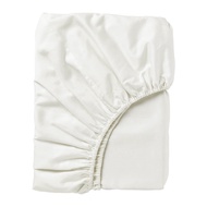 NATTJASMIN 雙人床包, 白色, 150x200 公分