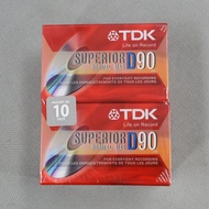 GENUINE TDK SUPERIOR D90 90 Minutes Audio Cassette
