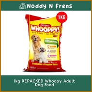 1kg REPACKED Whoopy Whooppy Adult Dog Food (please read description)