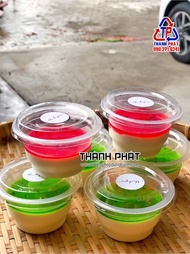 100 Ly rau câu - pudding - panna cotta 100ml chịu nhiệt - ly nhựa PP dung tích 110ml - ly làm bánh l