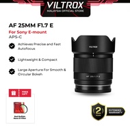 VILTROX 25mm F1.7-E AIR Auto Fcous APS-C Large Aperture Prime Lens For Sony E-Mount Camera