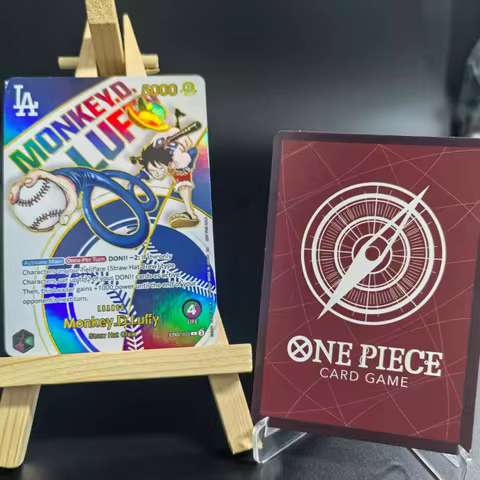 DIY OPCG ONE PIECE ENGLISH VERSION CARD Monkey.D.Luffy (010) (Dodgers x ONE PIECE) EB02-010 One Piec