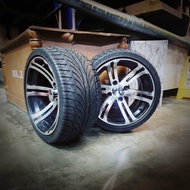 Bajaj Re Tires and rims 235/30-10 6ply Tvs King TUBELESS widen and heighten Tire