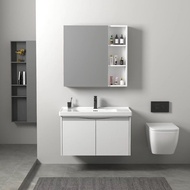 SG Stocks 60CM. Bathroom Basin Vanity Set / Bathroom Cabinet / PVC+ALUM Basin Cabinet with Mirror Cabinet | NS1203-A60