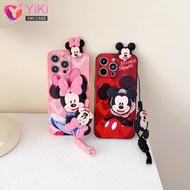 iPhone 11 Pro Max 11 XS Max XR XS X 7 8 6S 6 Plus SE 3D Cartoon Cute Minnie Mickey Mouse Silicone Ca