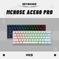 Mchose Ace 60 Pro 60% Layout Hot-Swap Magnetic Switch Custom RGB 8K Polling Rate Rapid Trigger Full 