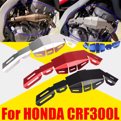 Motorcycle Exhaust Muffler Heat Shield Guard Protector Anti-Scalding Cover For Honda CRF300L CRF300 