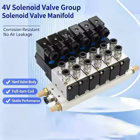 4V110-06 4V210-08 4V310-10 Set Valves 4V410-15 Exhaust Manifold 1F/2F/3F/4F/5F/7F/8F/10F/12F/15F/16F