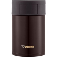 [Direct from Japan]ZOJIRUSHI Stainless Steel Food Jar 450ml Dark Cocoa SW-HC45-TD