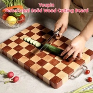 Checkerboard Acacia wood Cutting Board Cutting Board checkerboard grid patchwork cutting board Squar