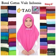 BAWAL COTTON PLAIN / Bawal Kosong Plain Cotton Voile