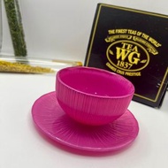 【正品】 TWG/經典款貴婦下午茶杯盤組/FIREFLY TEA BOWL &amp; SAUCER 《全新未使用》